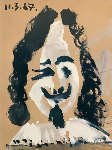 Пабло Пикассо. "Портрет человека XVII века". 1967. Частная коллекция.